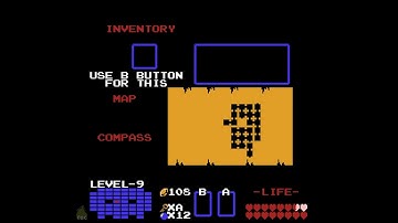 Level 9 Complete Walkthrough (First Quest) - The Legend of Zelda 100% Walkthrough