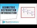 Geometric distribution introduction  examsolutions maths and statistics revision