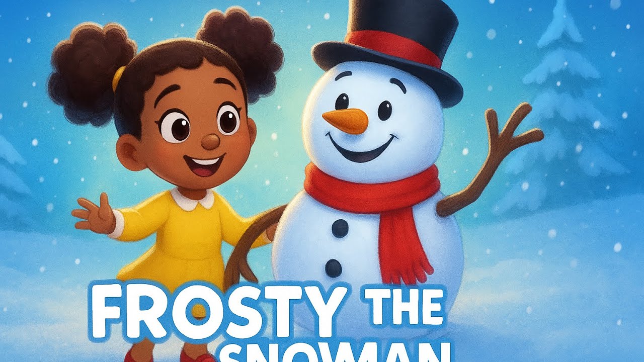 Frosty the Snowman ️🎵 | Kids Christmas Song | Pixar-Style Animation ...