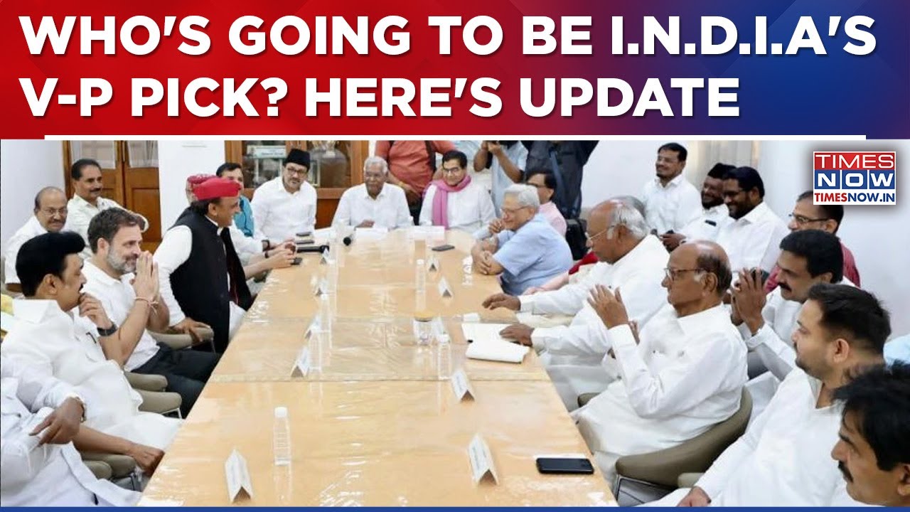 Big Scoop On INDIA Bloc's V-P Pick: DMK Pitches For This Leader While Akhilesh Yadav Says...