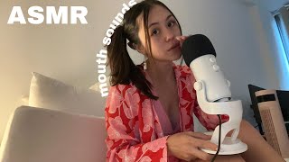 ASMR | Comfy Cozy Mouth Sounds and Hand Movements (fast/slow, wet/dry)