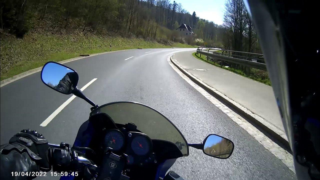 Motorrad Reifen warm fahren für die Kurven YouTube