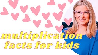 Valentine's Day Themed Multiplication Facts Matching & Flash Cards | Math Practice