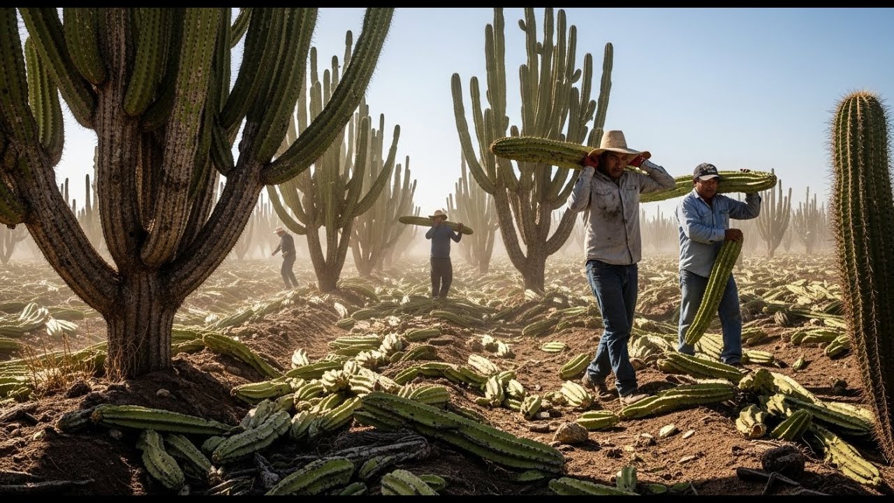 Inside Mexico's Giant Cactus Water Factory   How They Produce 1 Million Bottles Monthly