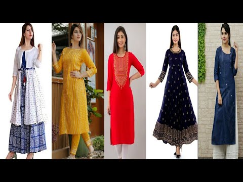 Buy Indigo Kurtas & Kurtis for Women by GULMOHAR JAIPUR Online | Ajio.com