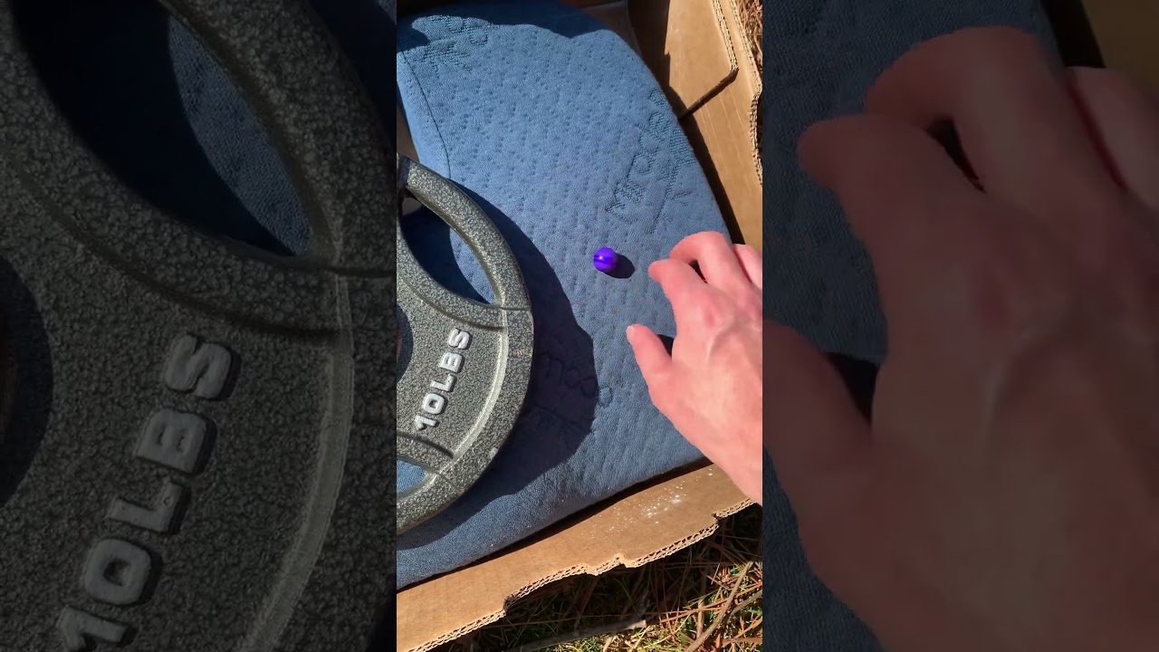 Pepperballs - surprisingly hard to break! 