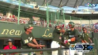 08/02 統一 vs Lamigo 三局上,Back to Back!羅國龍抓第一球接著開砲,本季個人第二轟