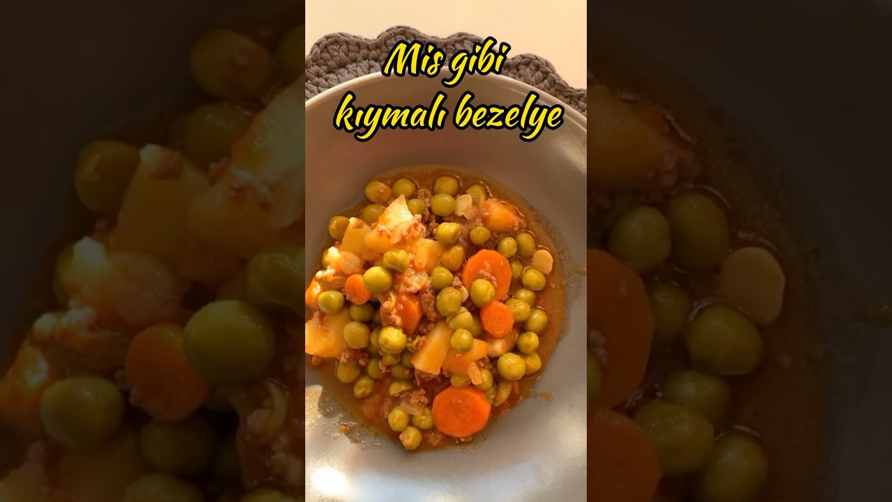 Kıymalı Bezelye Tarifi #yemektarifleri #shorts