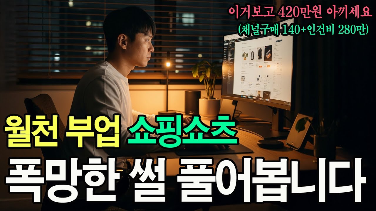 이렇게하면 채널 망합니다.유튜브 쇼핑 쇼츠 하기전에 꼭 봐야할 영상