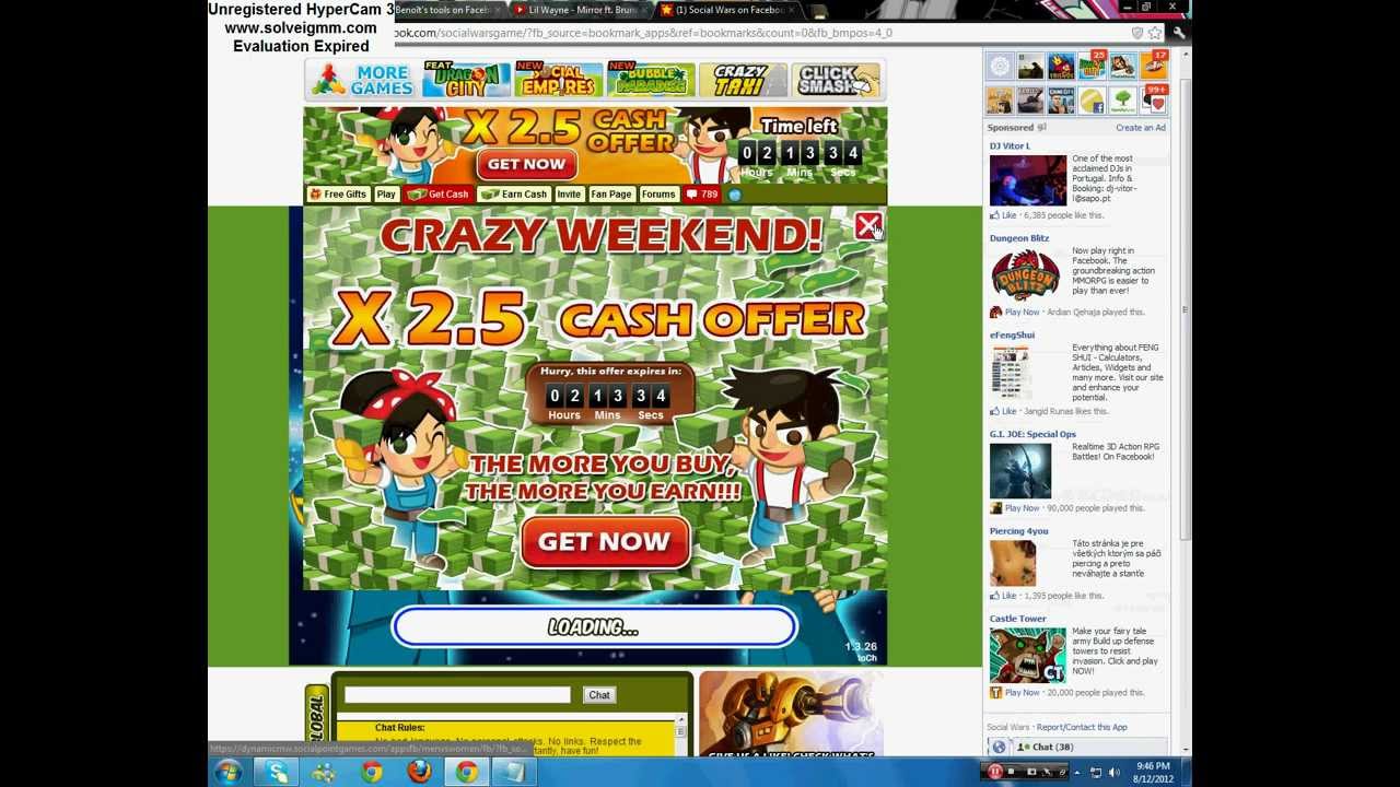 Social Wars Hack Cash