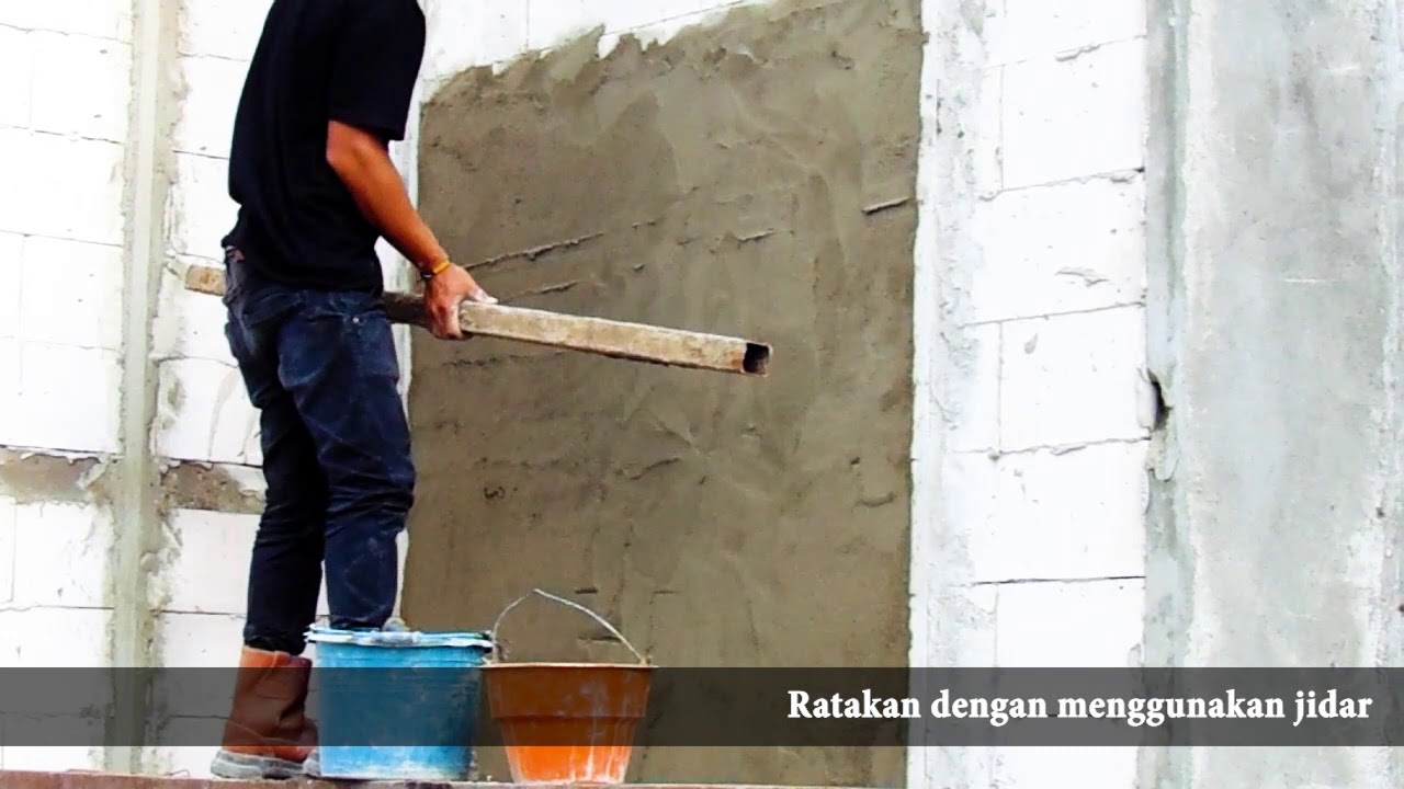  CARA  PEMASANGAN PLASTER BATA  RINGAN  LEIBEL LB PP YouTube