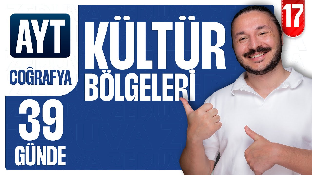 Kültür bölgeleri konu anlatımı ve soru çözümü | 39 GÜNDE AYT COĞRAFYA KAMPI 2026 | 11.sınıf coğrafya