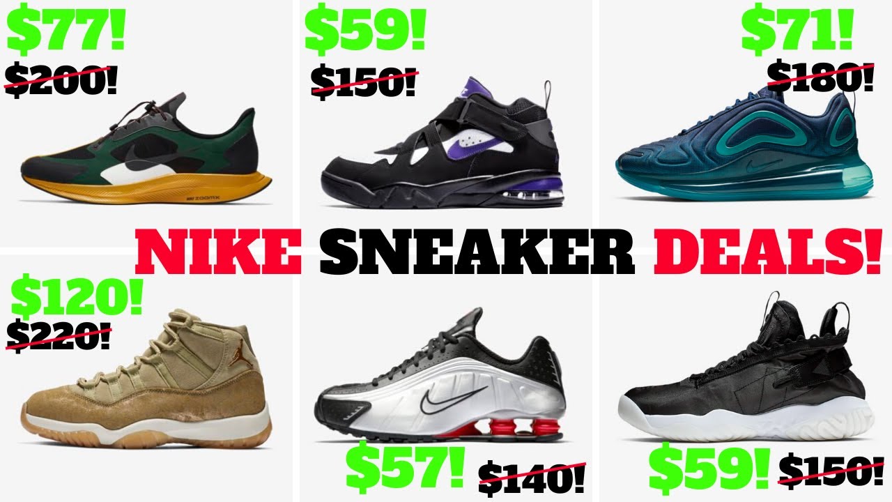 nike sneaker specials