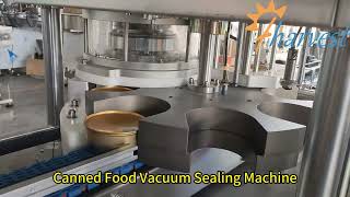 Automatic Vacuum Can Seaming Machine, Negative Pressure Can Sealer
