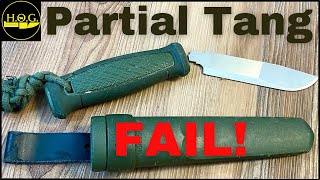 Mora Kansbol SNAPS IN HALF | Is Full Tang The Only Way To Go?