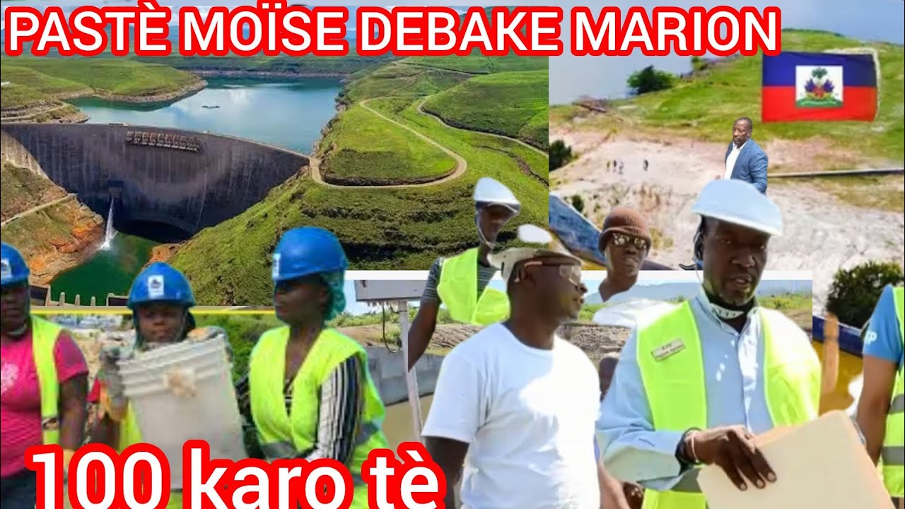 PASTÈ MOÏSE DEBAKE MARION AK EKIP INGÉNIEUR YO 150 000 KAROTÈ PWAL AROZE