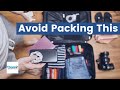 10 things never to pack in a checked bag