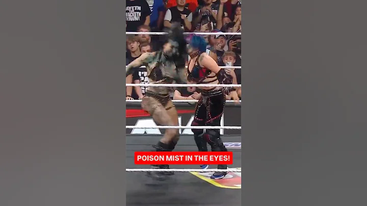 Hitting Rhea Ripley with poison mist is DIABOLICAL 😱 #WWERaw