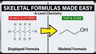 How to Draw Skeletal Formulas | A Level Organic Chemistry