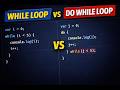 JavaScript While vs Do While Loop Explained | Beginner Tutorial