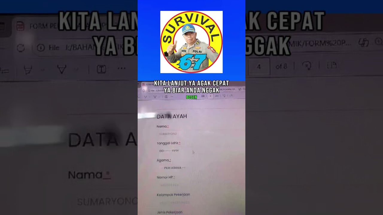 Tata cara daftar online dan upload berkas
