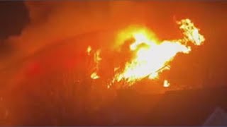 Large fire at Woodbury Commons apartments in Parma