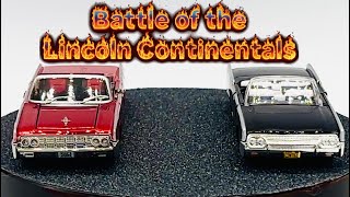KiloWheelz 64 Lincoln Continental vs. Hot Wheels 61 Lincoln Continental Battle