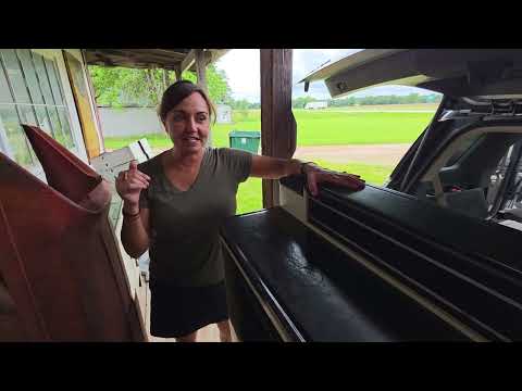 Can she get a 600 lbs cabinet into the trunk?
