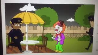 Noah does a killer clown prank on Toby/arrested (ThatBluePandaGuy)