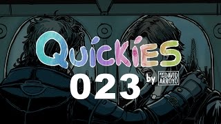 Quickie 023: What is Reality?
How do you define reality when youre inside a simulated experience that is indistinguishable from what you know to be real? How real are the virtual characters in your world when theyre capable of touching you deep down in your heart and making you emotional? Does it become real as soon as you emotionally attach yourself to the simulation? All kinds of questions for my webcomic called IMMERSION.
Useful Links:
My website: http://www.artofdavidarroyo.com
My Facebook Page: http://www.facebook.com/artofdavidarroyo
Twitter: http://www.twitter.com/DAVIDARR0Y0
The Quickies: http://thequickies.tumblr.com
IMMERSION website: http://www.immersioncomics.com Quickie 023: What is Reality?