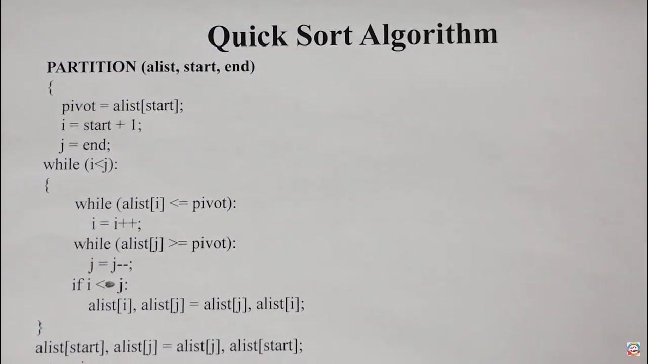 Quick Sort | Data Structures | Algorithms | Design and Analysis of ...