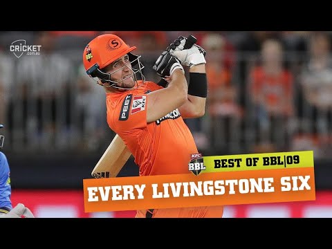 &#39;Into the stands!&#39; All of Liam Livingstone&#39;s maximums | KFC BBL|09