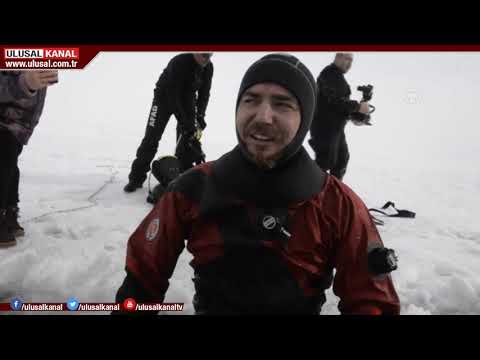 Çıldır'da buz altı