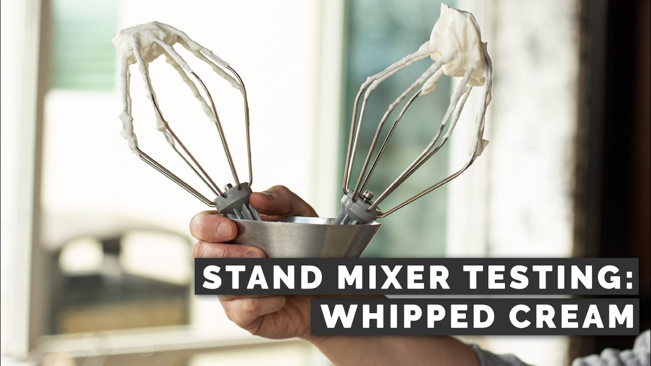 Stand Mixer Testing: Whipped Cream 