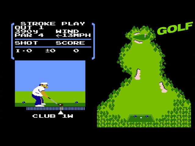 任天堂　ゴルフ Golf Gameplay | Nintendo Entertainment System - Nintendo Classics