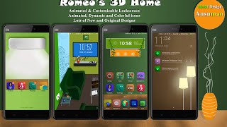 [MIUI Theme] Romeo's 3D Home #MeByDesign screenshot 4