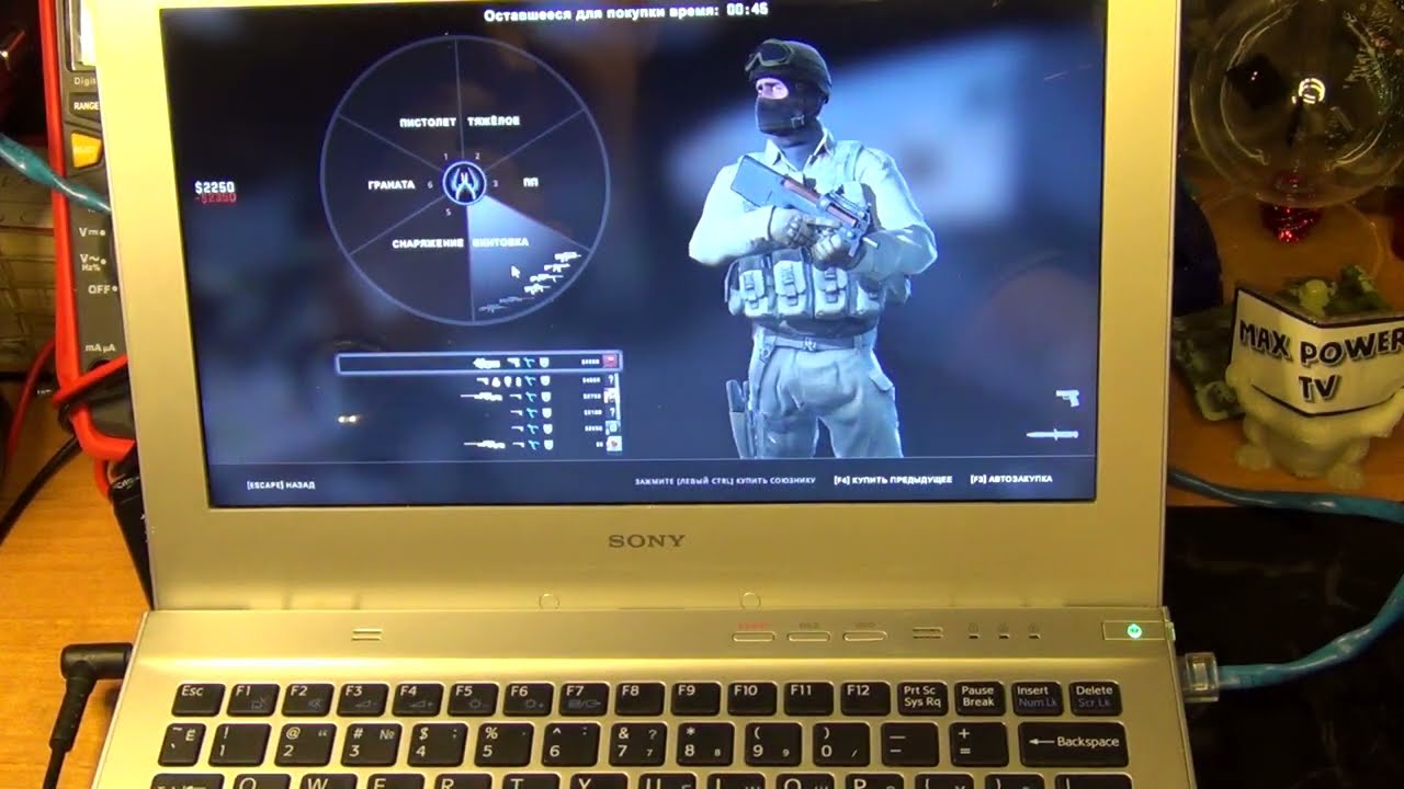 Пытаюсь играть в CS:GO на HD3000, i3-2367M, (4+4)GB, SSD, Sony WAIO 2012-го)