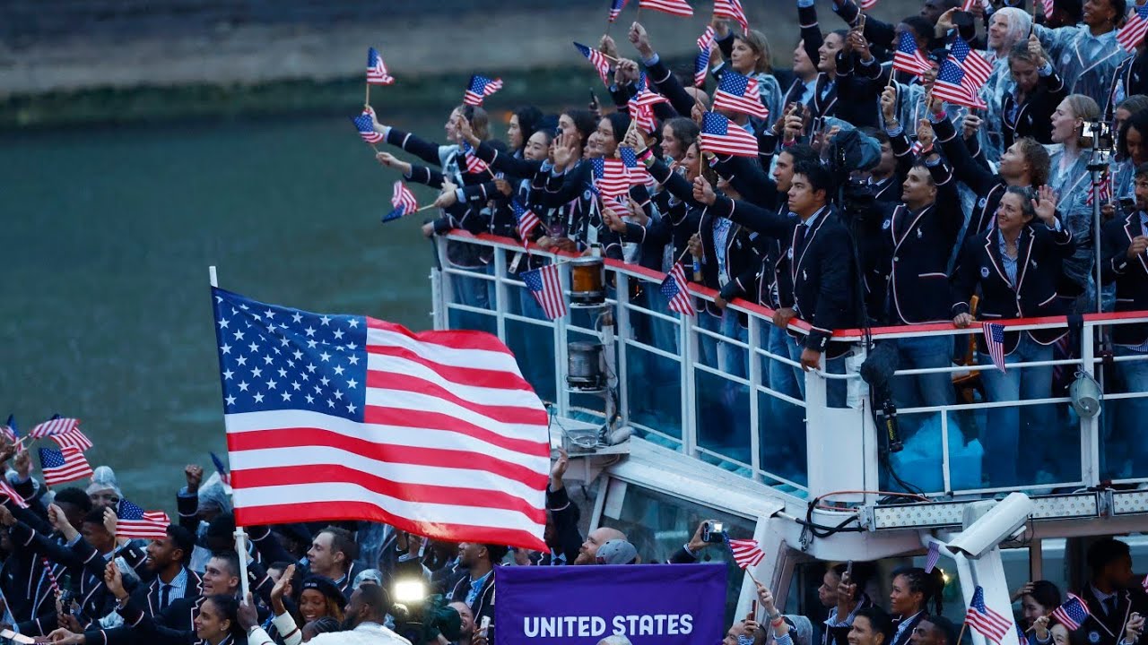 On Boat with Team USA for the Paris Olympics Opening Ceremony 2024