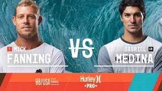 Mick Fanning vs. Gabriel Medina  Hurley Pro at Trestles 2015 Semifinals