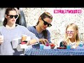 Jennifer Garner Takes Her Kids To The Park To Paint Easter Eggs For The Holiday3.26.16