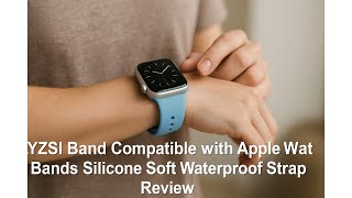 ⌚ LYZSI Band Compatible with Apple Watch Bands Silicone Soft Waterproof Strap Review ⌚