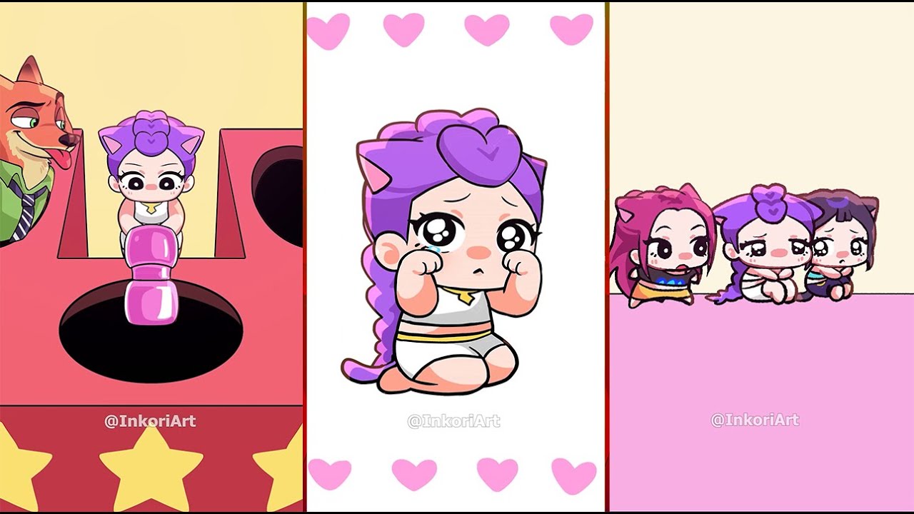 Подборка видео с Джину и Руми – Собака Джину покупает рыбу для кошки Руми | Demon Slayer Kpop