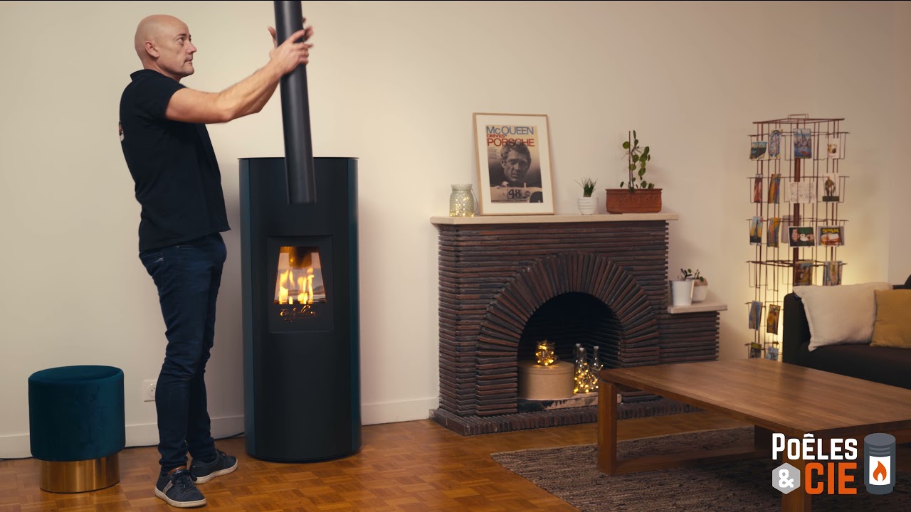 Poêle bioéthanol  Iris Polyflam  vendu par Poêles et Cie Rennes Bain de Bretagne châteaubriant Redon
