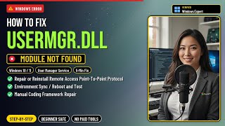 Fix usermgr.dll User Error!