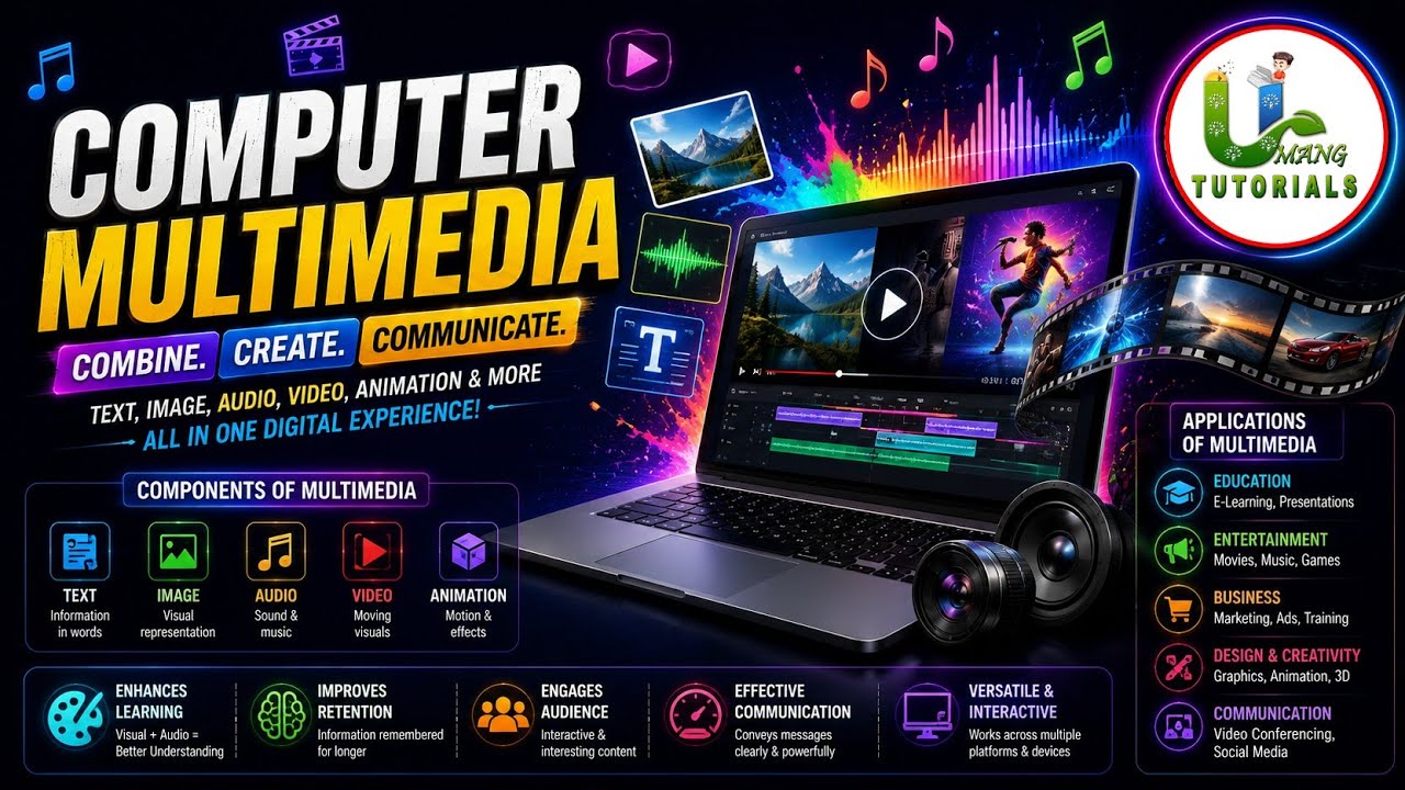 What is Multimedia ? Computer class for CGVYAPAM exams By Chandrashekhar Patel sir|| UMANG TUTORIALS