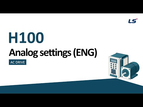 LS ELECTRIC | 인버터 H100 Analog Setting