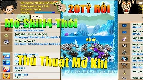 Ngọc rồng online - Thành quả 7 ngày úp đệ và mở skill4 cho đệ tử khỉ!