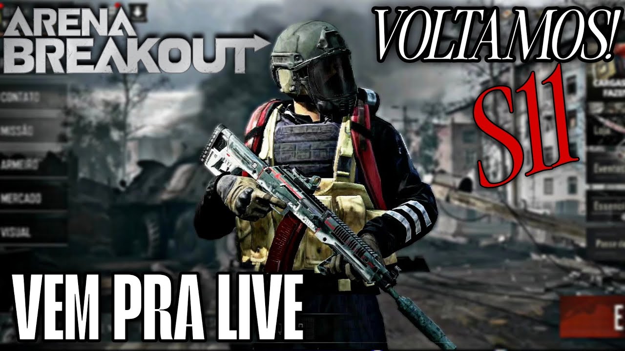 VOLTAMOS PRA TRETAA | ARENA BREAKOUT MOBILE NO MOBILADOR | AO VIVO ! S11 VEM PRA LIVE