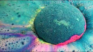 Mesmerizing Lush Bath Bomb Mermaid Water Bath Art ASMR Video for Sleep, Meditation, Relaxation