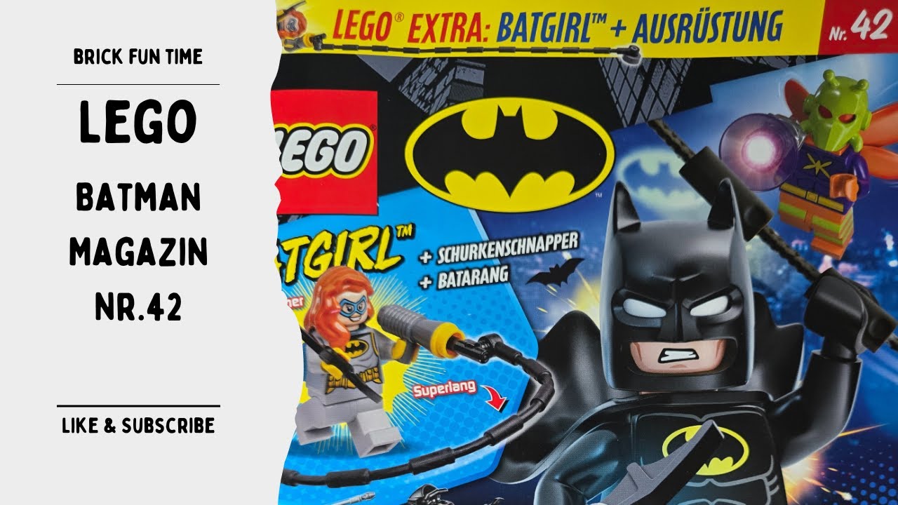 Batgirl mit Schurkenschnapper 😁😁!! Neu LEGO Batman Magazin Nr.42 *Review*